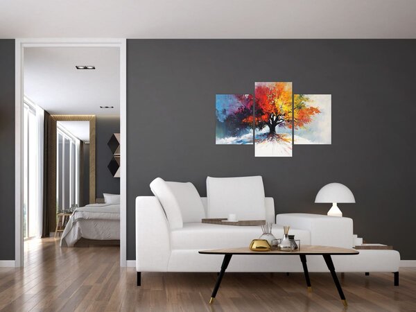 Kép - Színes fa (90x60 cm)