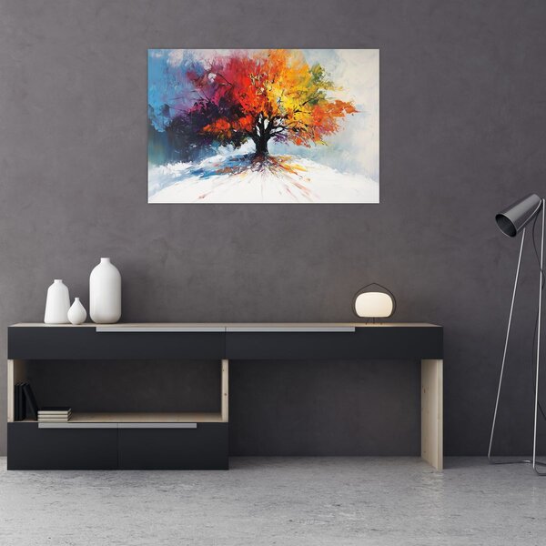 Kép - Színes fa (90x60 cm)