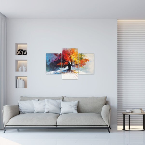 Kép - Színes fa (90x60 cm)