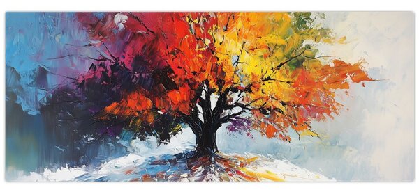Kép - Színes fa (120x50 cm)