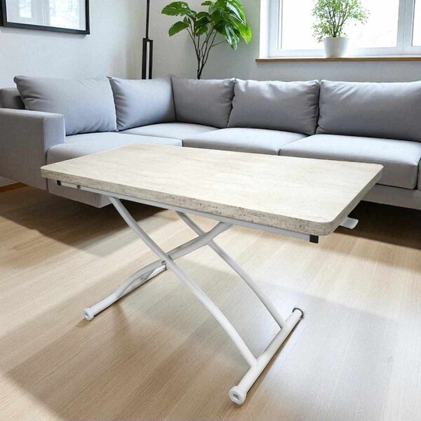 Juppo Ext - Travertine, White