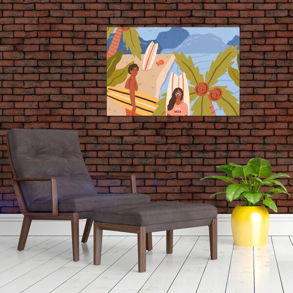 Kép - Élvezd az életed (90x60 cm)