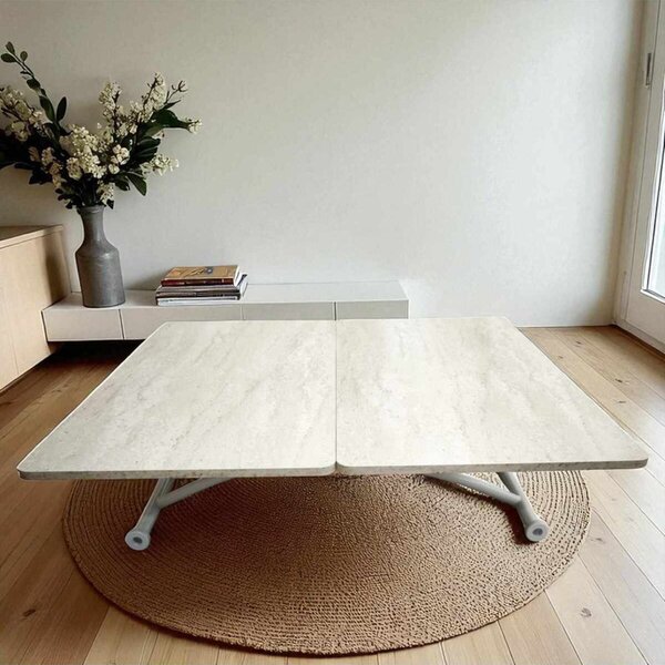 Juppo Ext - Travertine, White