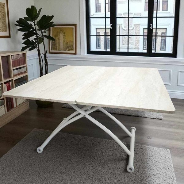Juppo Ext - Travertine, White