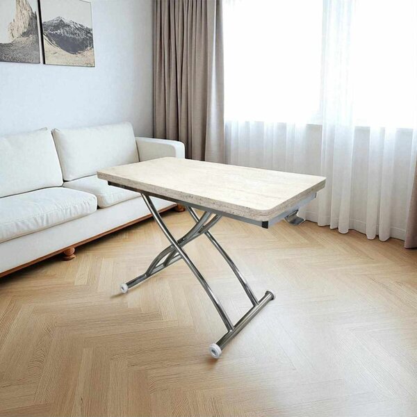 Mini Juppo Ext - Travertine, Chrome