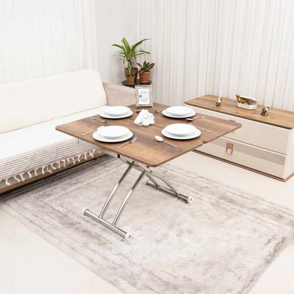 Mini Juppo Ext - Dark Walnut, Chrome