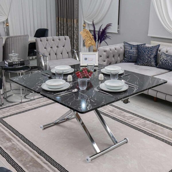 Home Ext - Black Marble, Chrome