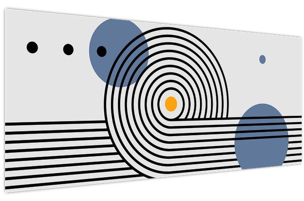 Kép - Minimalista absztrakció N⁰1 (120x50 cm)