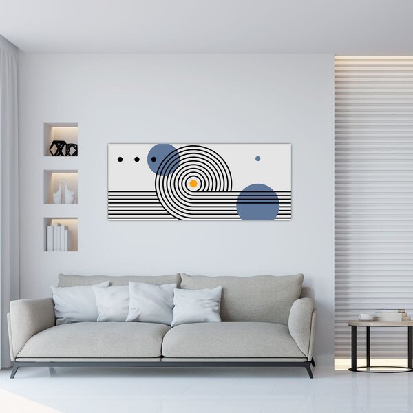 Kép - Minimalista absztrakció N⁰1 (120x50 cm)