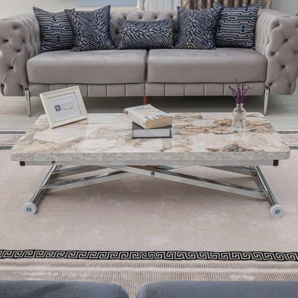 Home Ext - White Marble, Chrome