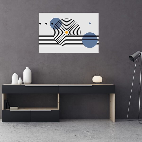 Kép - Minimalista absztrakció N⁰1 (90x60 cm)
