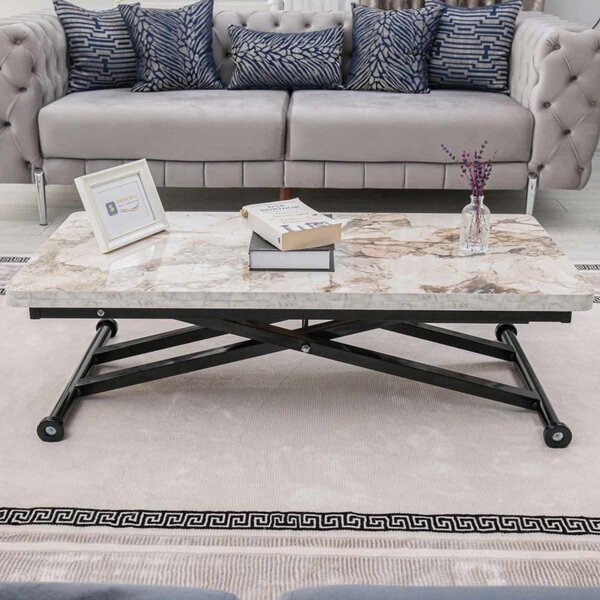 Home Ext - White Marble, Black