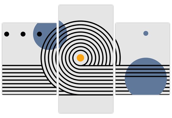 Kép - Minimalista absztrakció N⁰1 (90x60 cm)