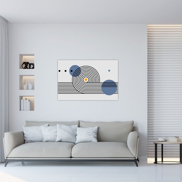 Kép - Minimalista absztrakció N⁰1 (90x60 cm)
