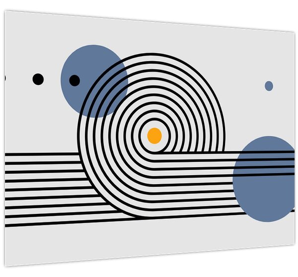 Kép - Minimalista absztrakció N⁰1 (70x50 cm)