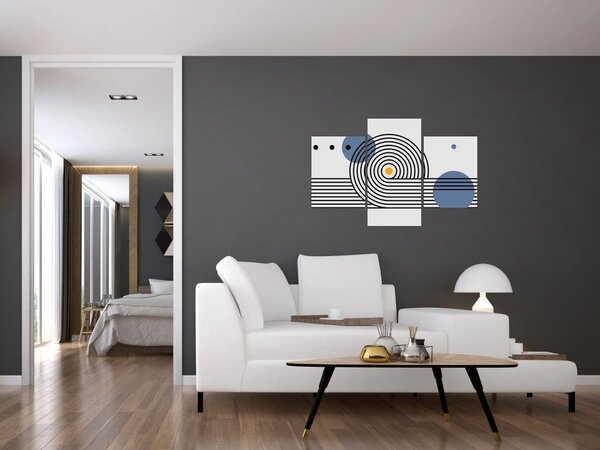 Kép - Minimalista absztrakció N⁰1 (90x60 cm)