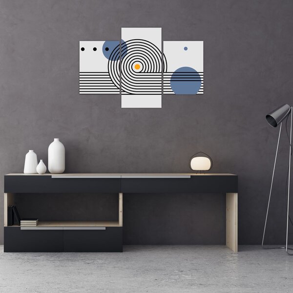 Kép - Minimalista absztrakció N⁰1 (90x60 cm)
