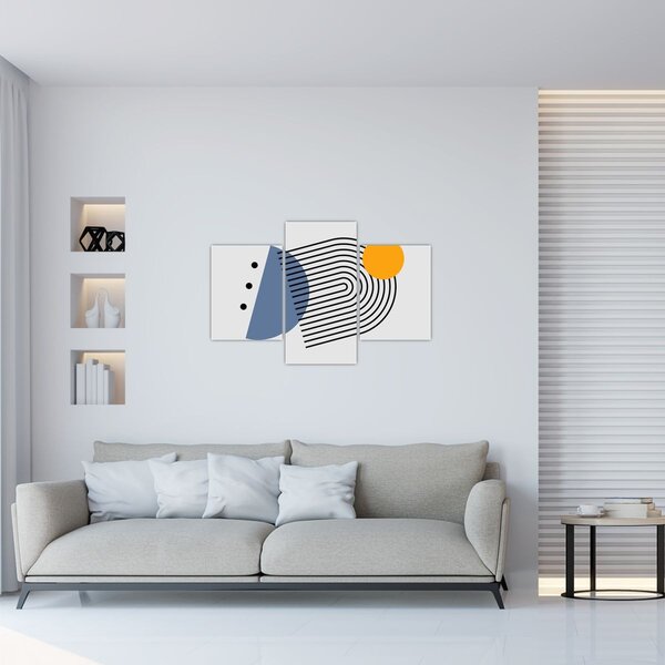 Kép - Minimalista absztrakció N⁰2 (90x60 cm)