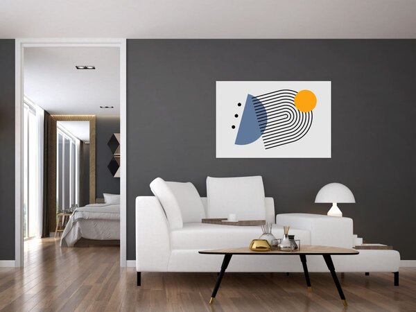 Kép - Minimalista absztrakció N⁰2 (90x60 cm)
