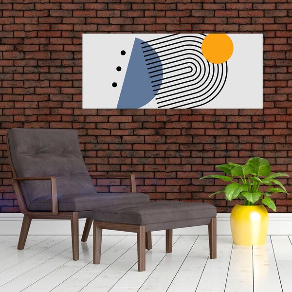 Kép - Minimalista absztrakció N⁰2 (120x50 cm)