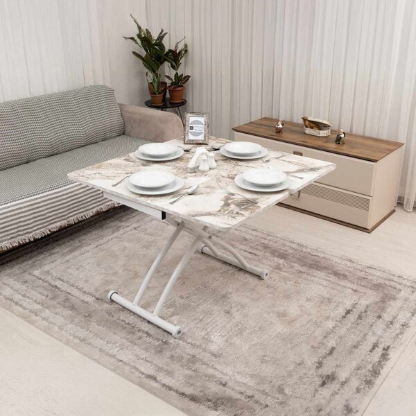 Mini Juppo Ext - White Marble, White
