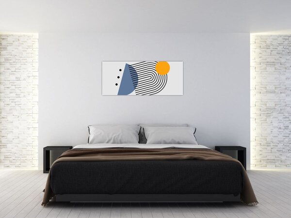 Kép - Minimalista absztrakció N⁰2 (120x50 cm)
