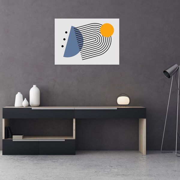 Kép - Minimalista absztrakció N⁰2 (70x50 cm)