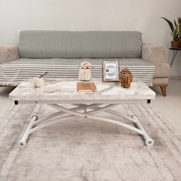 Mini Juppo Ext - White Marble, White