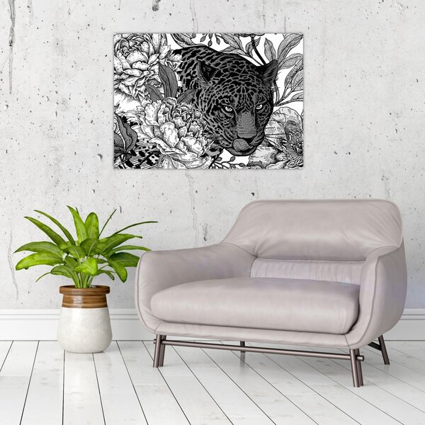 Kép - Egzotikus kert (70x50 cm)