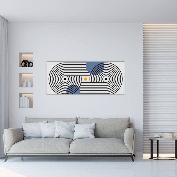 Kép - Minimalista absztrakció N⁰3 (120x50 cm)