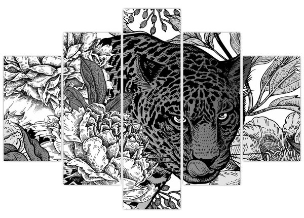 Kép - Egzotikus kert (150x105 cm)
