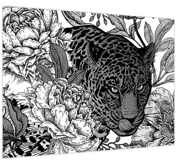 Kép - Egzotikus kert (70x50 cm)