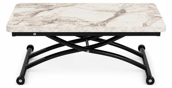 Mini Juppo Ext - White Marble, Black