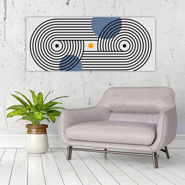 Kép - Minimalista absztrakció N⁰3 (120x50 cm)