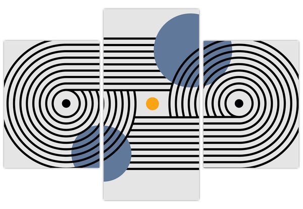 Kép - Minimalista absztrakció N⁰3 (90x60 cm)