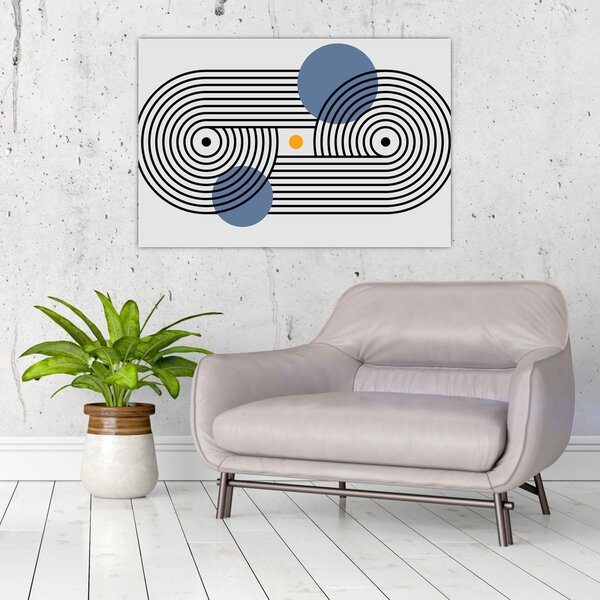 Kép - Minimalista absztrakció N⁰3 (90x60 cm)