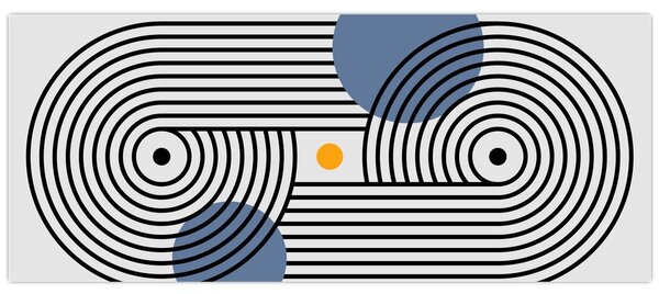 Kép - Minimalista absztrakció N⁰3 (120x50 cm)