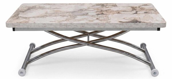 Juppo Ext - White Marble, Chrome