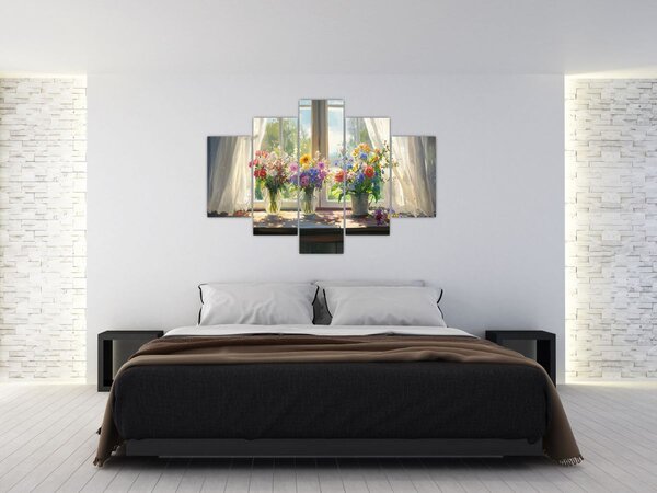 Kép - Csokor az ablaknál (150x105 cm)