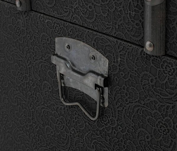 Kare Design Voyage S Dekoratív Tárolóláda Fekete
