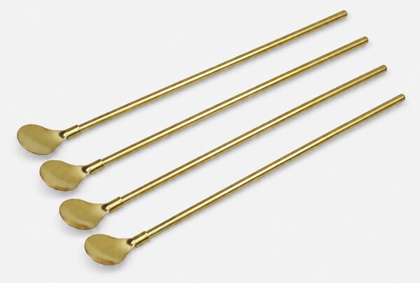 Sinsay - Koktélkanál-készlet 4 pack - arany