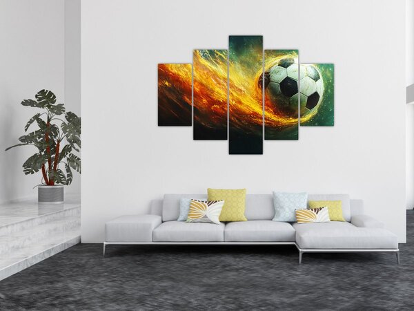 Kép - Focilabda repülés közben (150x105 cm)