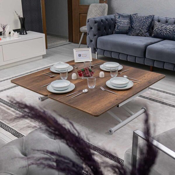 Juppo Ext - Baroque Walnut, White