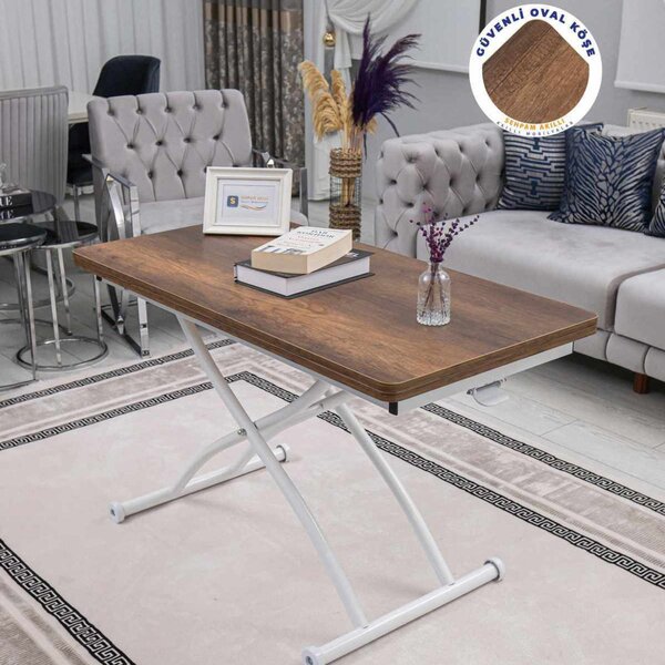 Juppo Ext - Baroque Walnut, White