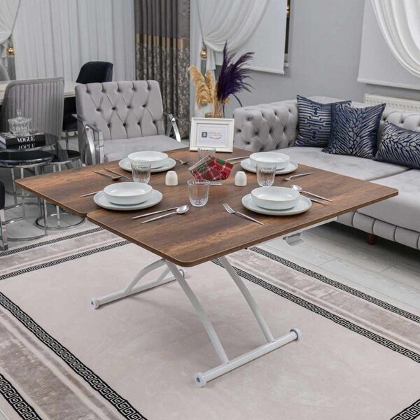 Juppo Ext - Baroque Walnut, White