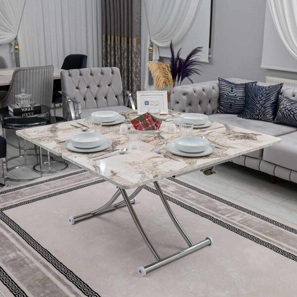 Juppo Int - White Marble, Chrome