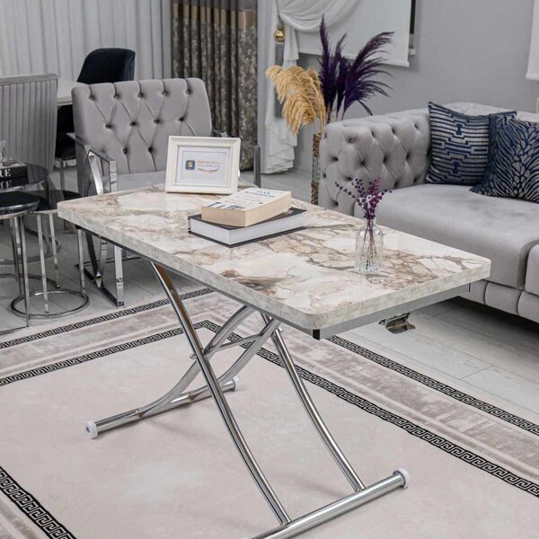 Juppo Int - White Marble, Chrome