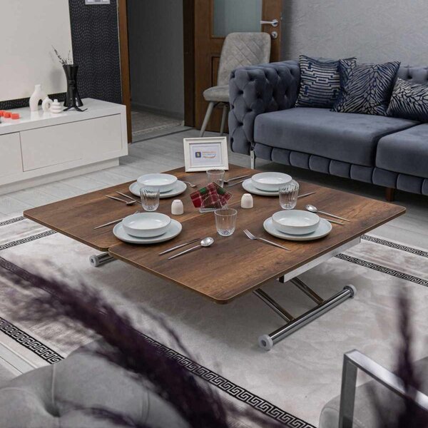 Juppo Ext - Baroque Walnut, Chrome