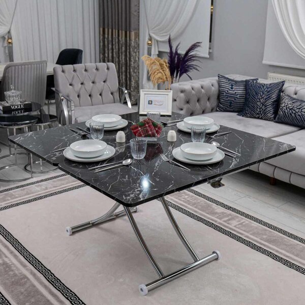 Juppo Int - Black Marble, Chrome