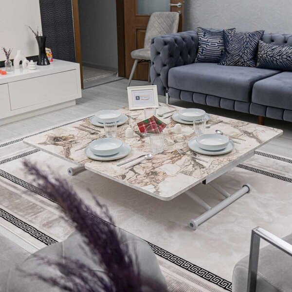 Juppo Ext - White Marble, White